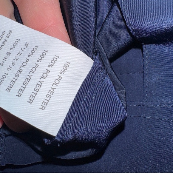 J. Crew Navy Blue Bomber Jacket with Luxurious Fabric - Picture 5 of 5